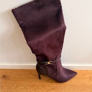 Joules Women's Rich Plum Heeled Boots